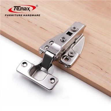 Temax Clip-on 3D Soft Đóng một chiều Bản lề cửa hẹp khoảng cách với móc